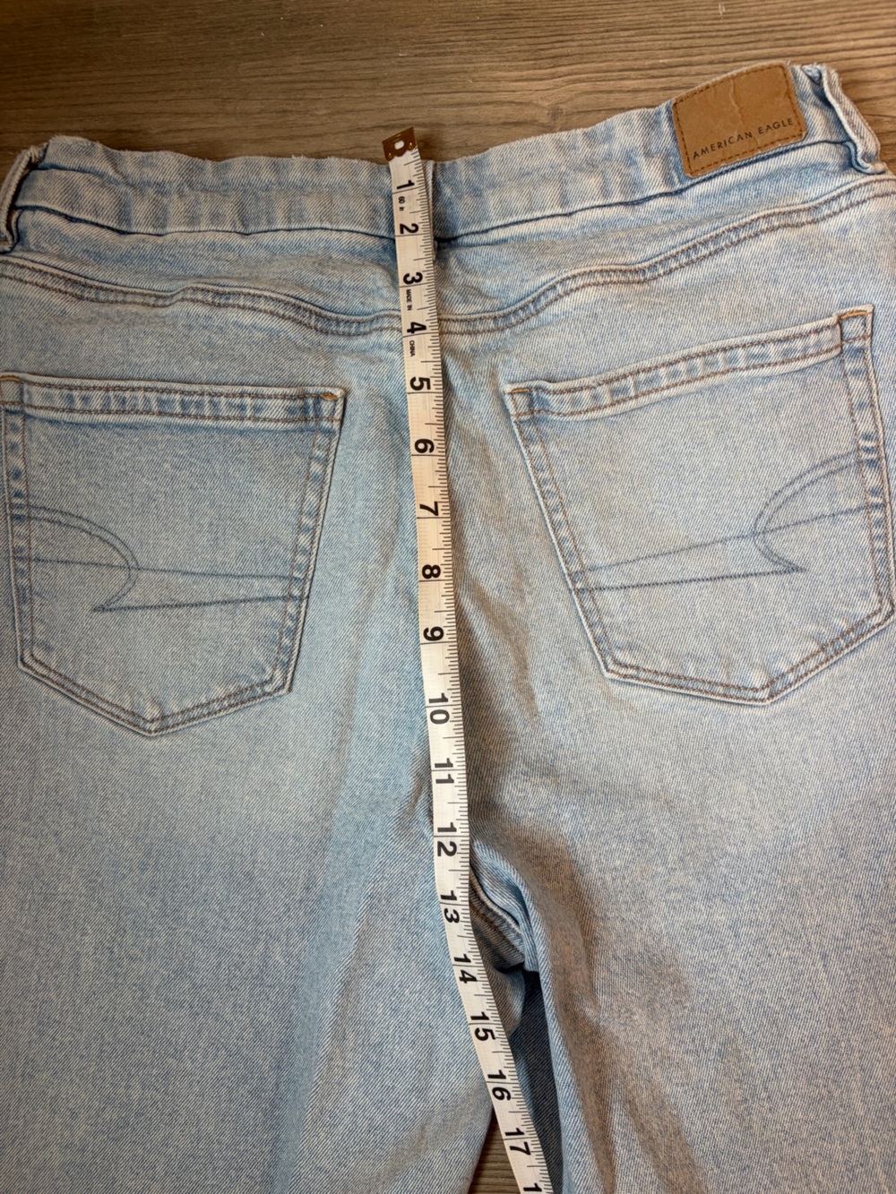 American Eagle Outfitters Pale Blue Ankle Jeans - Picture 5 of 6